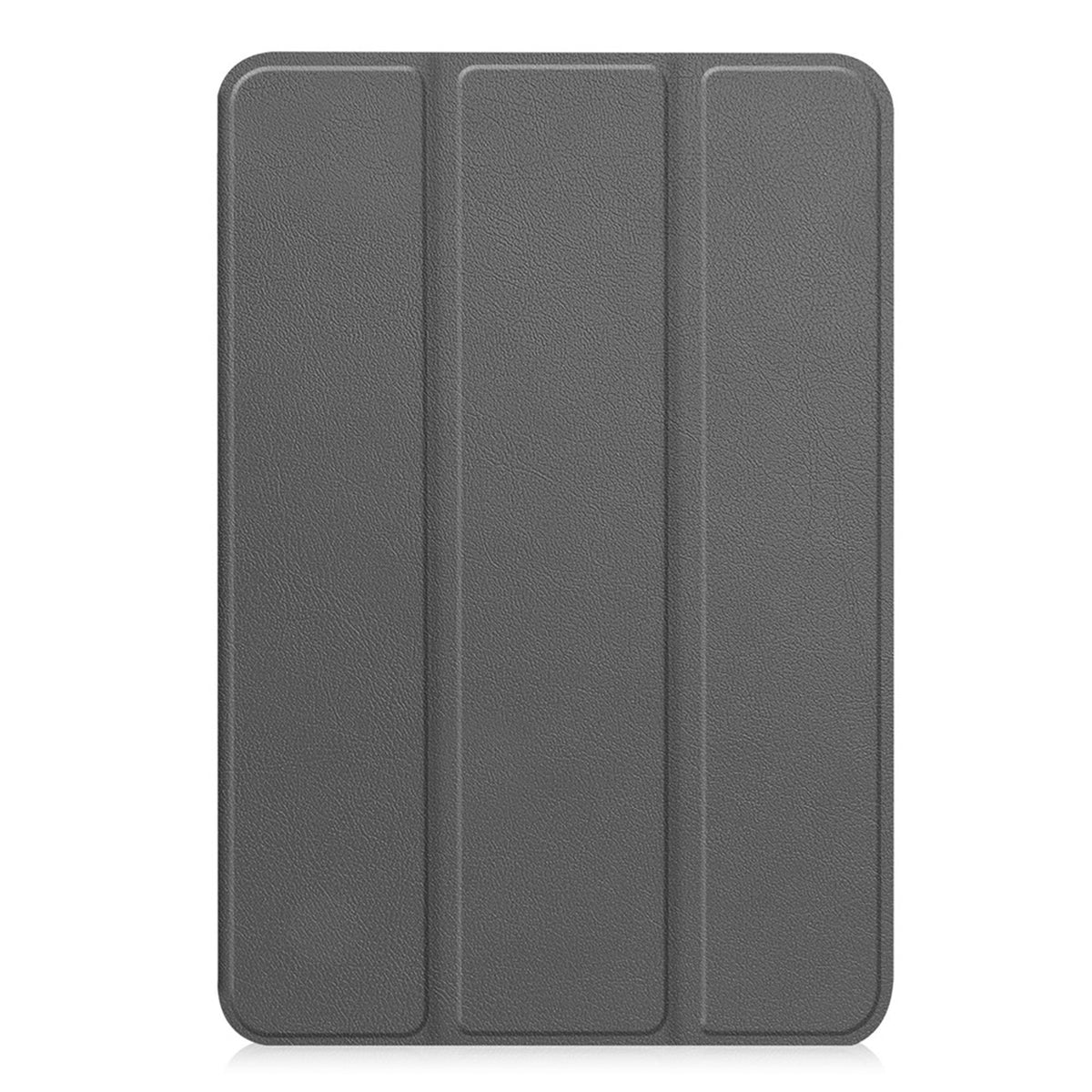 iPad Mini (2026) 8. Gen. EIDERWOOD Kunstskinn Tri-Fold Flip Deksel m. Støttefunksjon - Grå