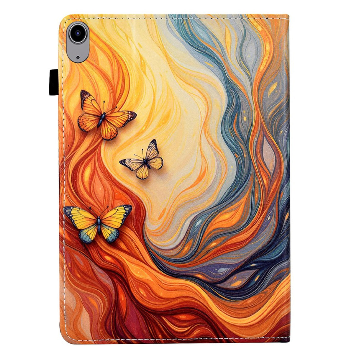 iPad Mini (2026) 8. Gen. EIDERWOOD Kunstskinn Flip Deksel m. Kortholder - Sommerfugler