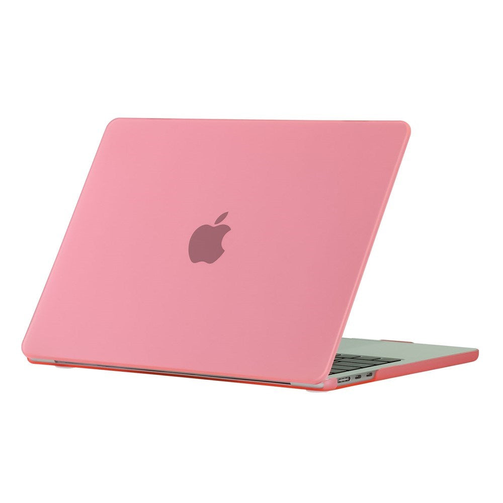 MacBook Air 13" M5/M4/M3/M2 (2026-2022) Matt Plast Deksel – Pink