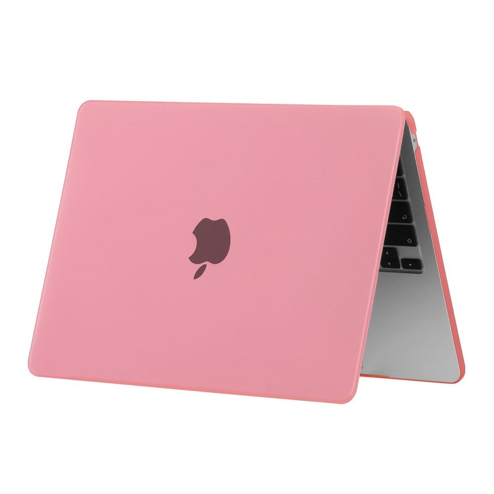 MacBook Air 13" M5/M4/M3/M2 (2026-2022) Matt Plast Deksel – Pink