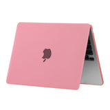 MacBook Air 13" M5/M4/M3/M2 (2026-2022) Matt Plast Deksel – Pink