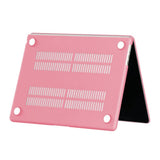 MacBook Air 13" M5/M4/M3/M2 (2026-2022) Matt Plast Deksel – Pink