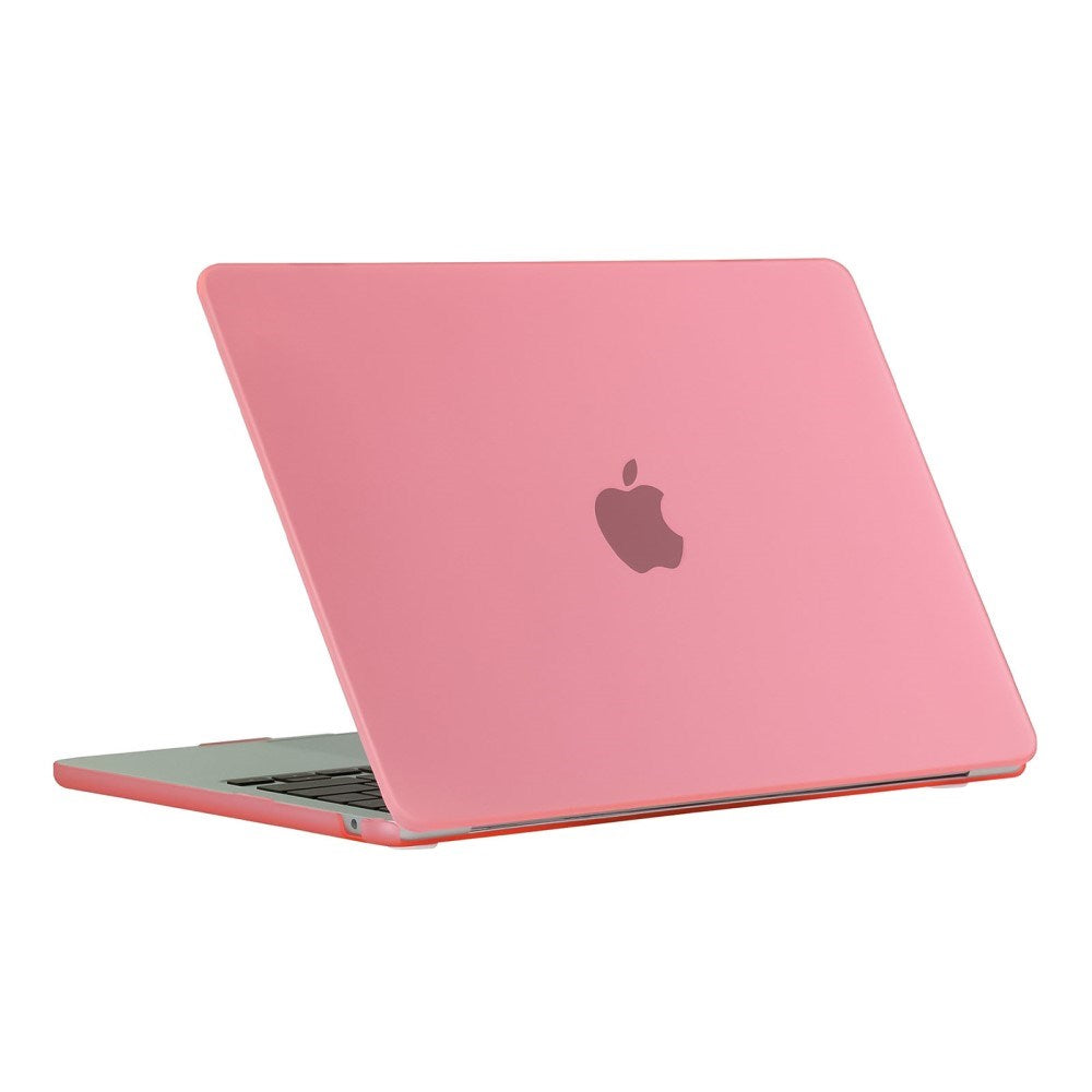 MacBook Air 13" M5/M4/M3/M2 (2026-2022) Matt Plast Deksel – Pink