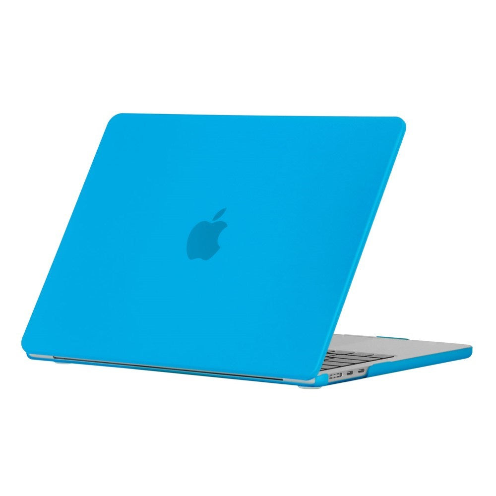 MacBook Air 13" M5/M4/M3/M2 (2026-2022) Matt Plast Deksel – Blå