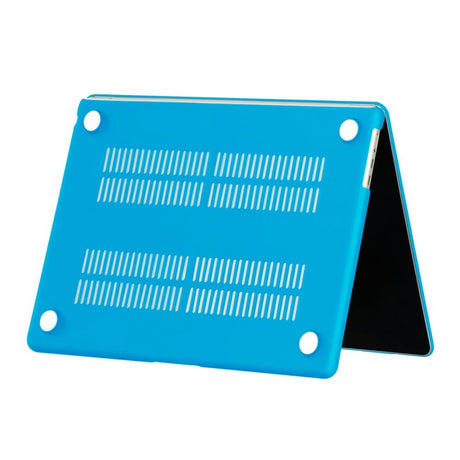 MacBook Air 13" M5/M4/M3/M2 (2026-2022) Matt Plast Deksel – Blå