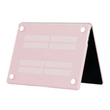 MacBook Air 13" M5/M4/M3/M2 (2026-2022) Matt Plast Deksel – Rosa