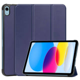 Apple iPad 11" (2025) / iPad 10.9" (2024/2022) Kunstskinn Flip Deksel m Stativ - Blå