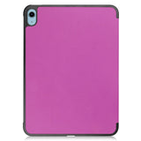 Apple iPad 11" (2025) / iPad 10.9" (2024/2022) Kunstskinn Flip Deksel m Stativ - Lilla