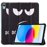 iPad 11" (2025) / iPad 10.9" (2024/2022) Tri-Fold Flip Deksel I Skinn - "Don't Touch Me"