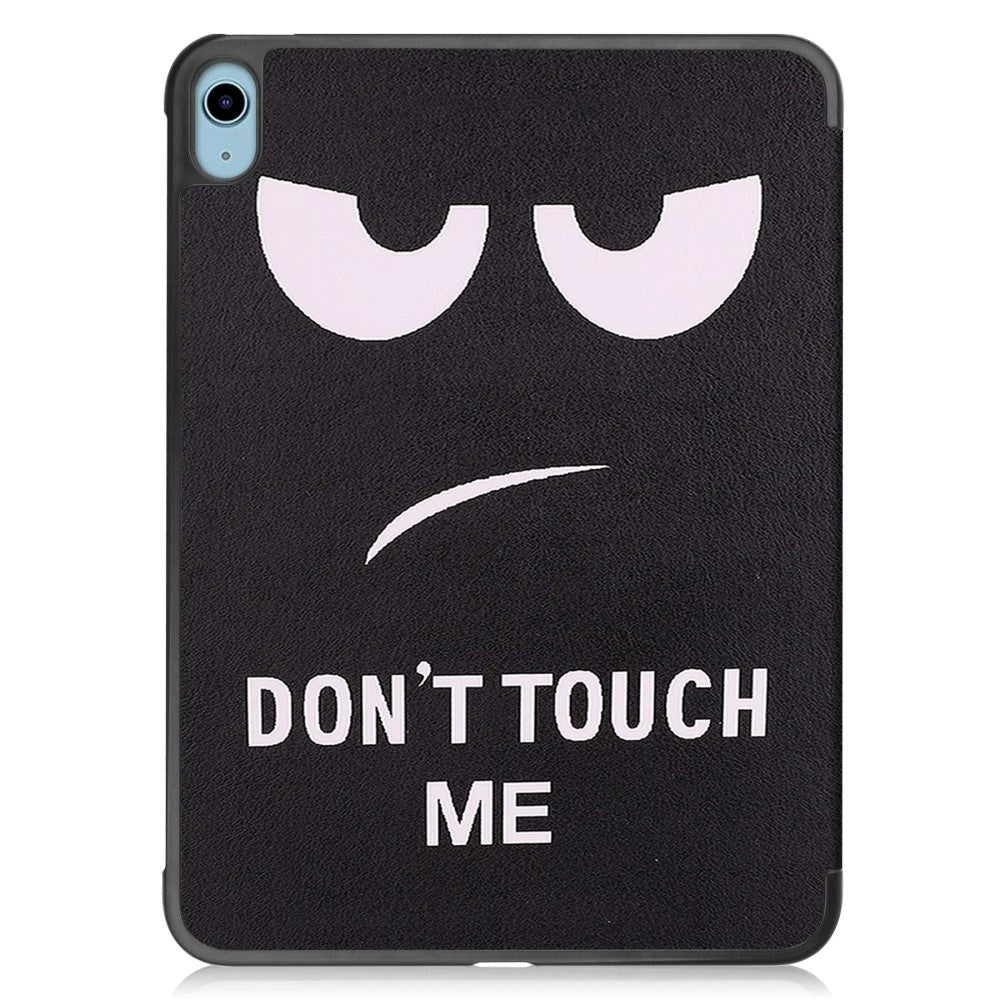 iPad 11" (2025) / iPad 10.9" (2024/2022) Tri-Fold Flip Deksel I Skinn - "Don't Touch Me"