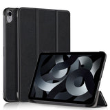 Apple iPad 11" (2025) / iPad 10.9" (2024/2022) Kunstskinn Deksel m Stativ - Svart