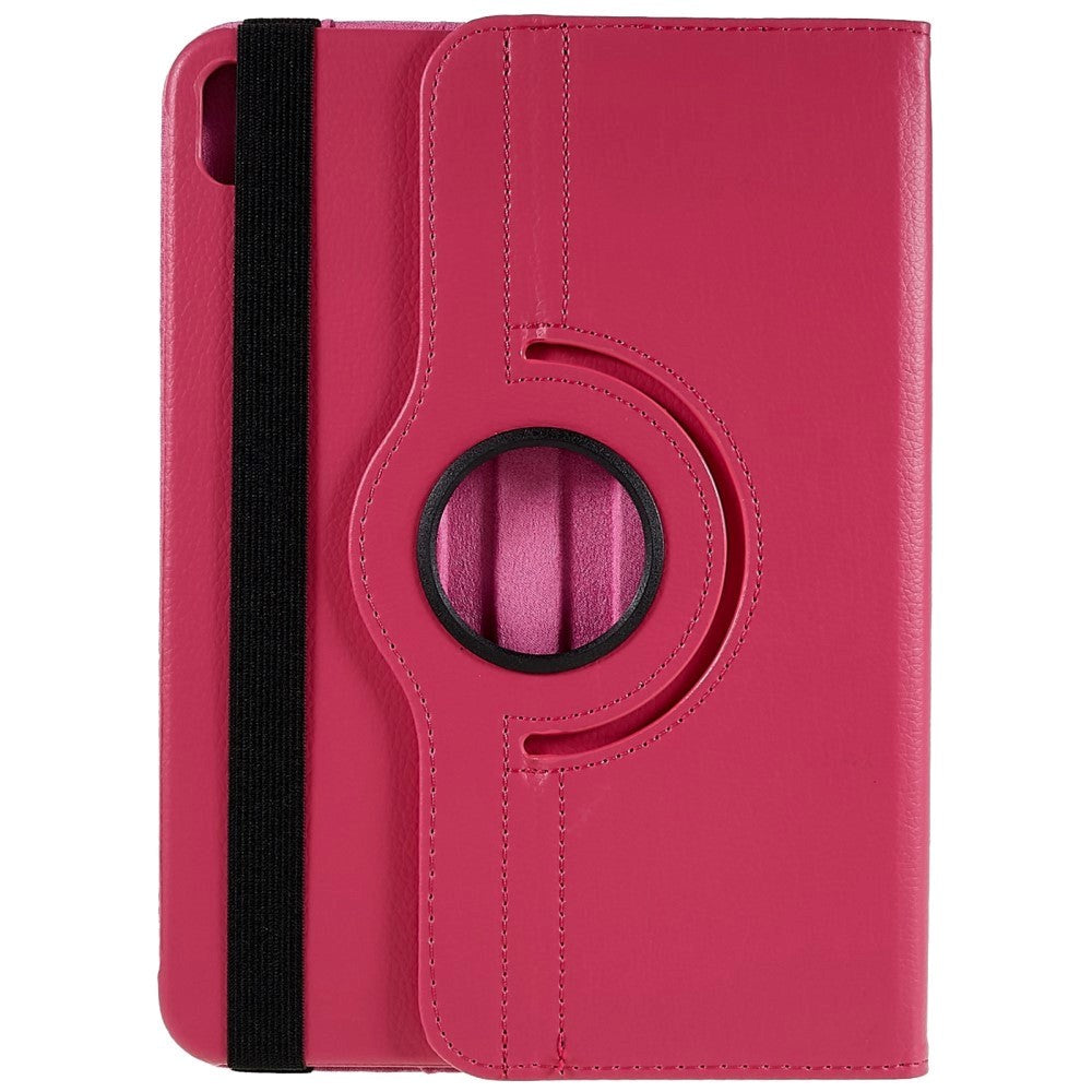 EIDERWOOD iPad 11" (2025) / iPad 10.9" (2024/2022) Klassisk Skinn Deksel m. 360⁰ Stativfunksjon - Rose