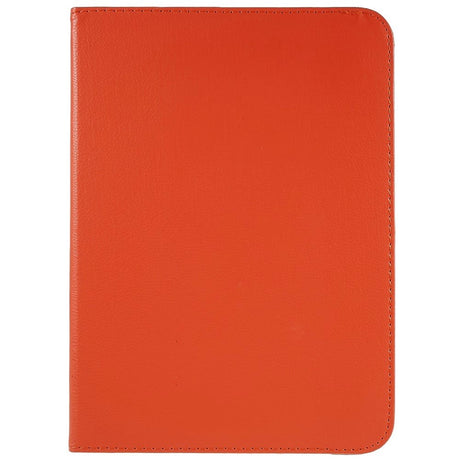 EIDERWOOD iPad 11" (2025) / iPad 10.9" (2024/2022) Klassisk Skinn Deksel m. 360⁰ Stativfunksjon - Oransje