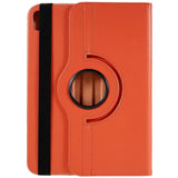 EIDERWOOD iPad 11" (2025) / iPad 10.9" (2024/2022) Klassisk Skinn Deksel m. 360⁰ Stativfunksjon - Oransje
