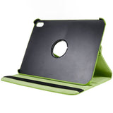 EIDERWOOD iPad 11" (2025) / iPad 10.9" (2024/2022) Klassisk Skinn Deksel m. 360⁰ Stativfunksjon - Grønn
