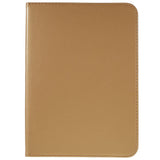 EIDERWOOD iPad 11" (2025) / iPad 10.9" (2024/2022) Klassisk Skinn Deksel m. 360⁰ Stativfunksjon - Khaki