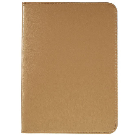 EIDERWOOD iPad 11" (2025) / iPad 10.9" (2024/2022) Klassisk Skinn Deksel m. 360⁰ Stativfunksjon - Khaki