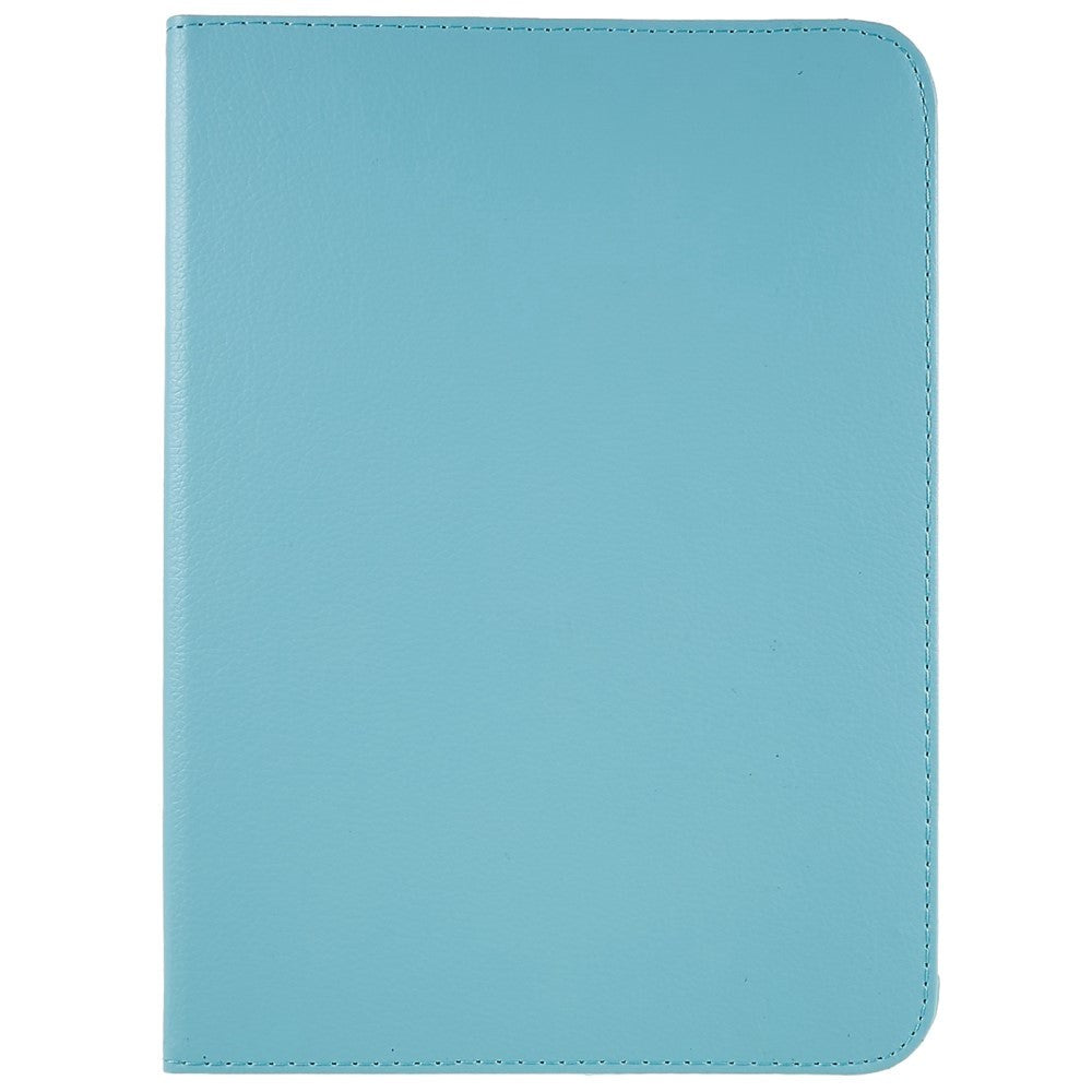 EIDERWOOD iPad 11" (2025) / iPad 10.9" (2024/2022) Klassisk Skinn Deksel m. 360⁰ Stativfunksjon - Lyseblå