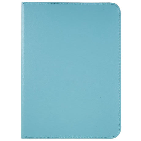 EIDERWOOD iPad 11" (2025) / iPad 10.9" (2024/2022) Klassisk Skinn Deksel m. 360⁰ Stativfunksjon - Lyseblå