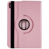 EIDERWOOD iPad 11" (2025) / iPad 10.9" (2024/2022) Klassisk Skinn Deksel m. 360⁰ Stativfunksjon - Rosa