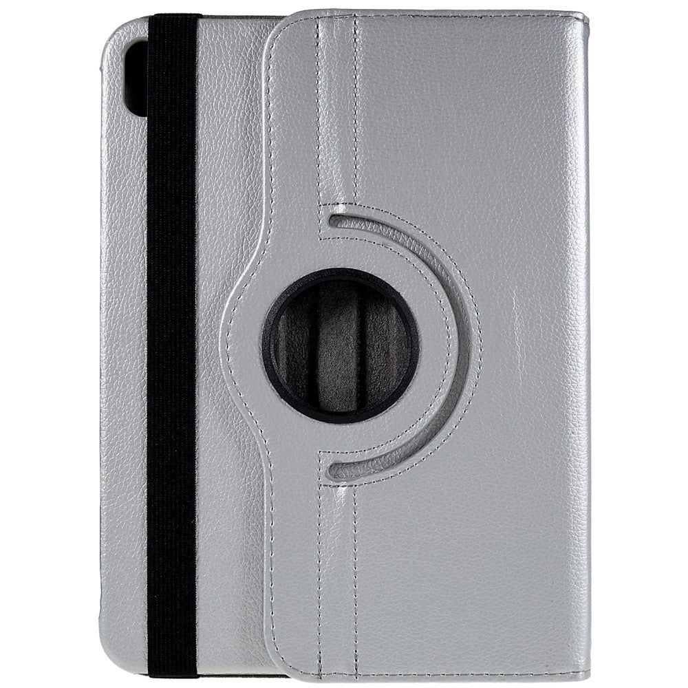 EIDERWOOD iPad 11" (2025) / iPad 10.9" (2024/2022) Klassisk Skinn Deksel m. 360⁰ Stativfunksjon - Sølv