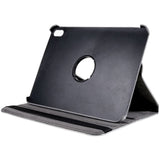 EIDERWOOD iPad 11" (2025) / iPad 10.9" (2024/2022) Klassisk Skinn Deksel m. 360⁰ Stativfunksjon - Sølv