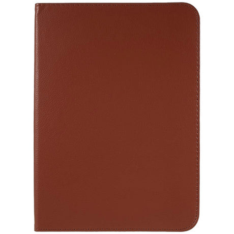 EIDERWOOD iPad 11" (2025) / iPad 10.9" (2024/2022) Klassisk Skinn Deksel m. 360⁰ Stativfunksjon - Brun