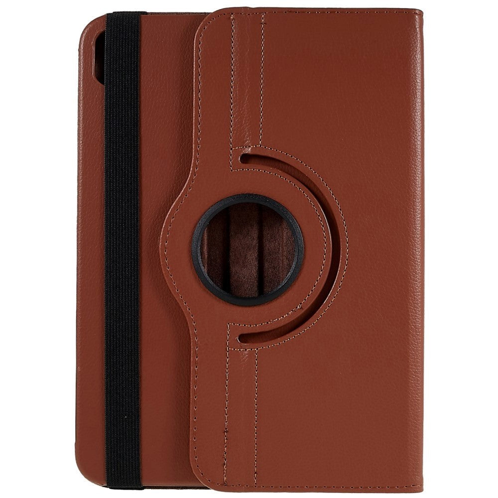 EIDERWOOD iPad 11" (2025) / iPad 10.9" (2024/2022) Klassisk Skinn Deksel m. 360⁰ Stativfunksjon - Brun