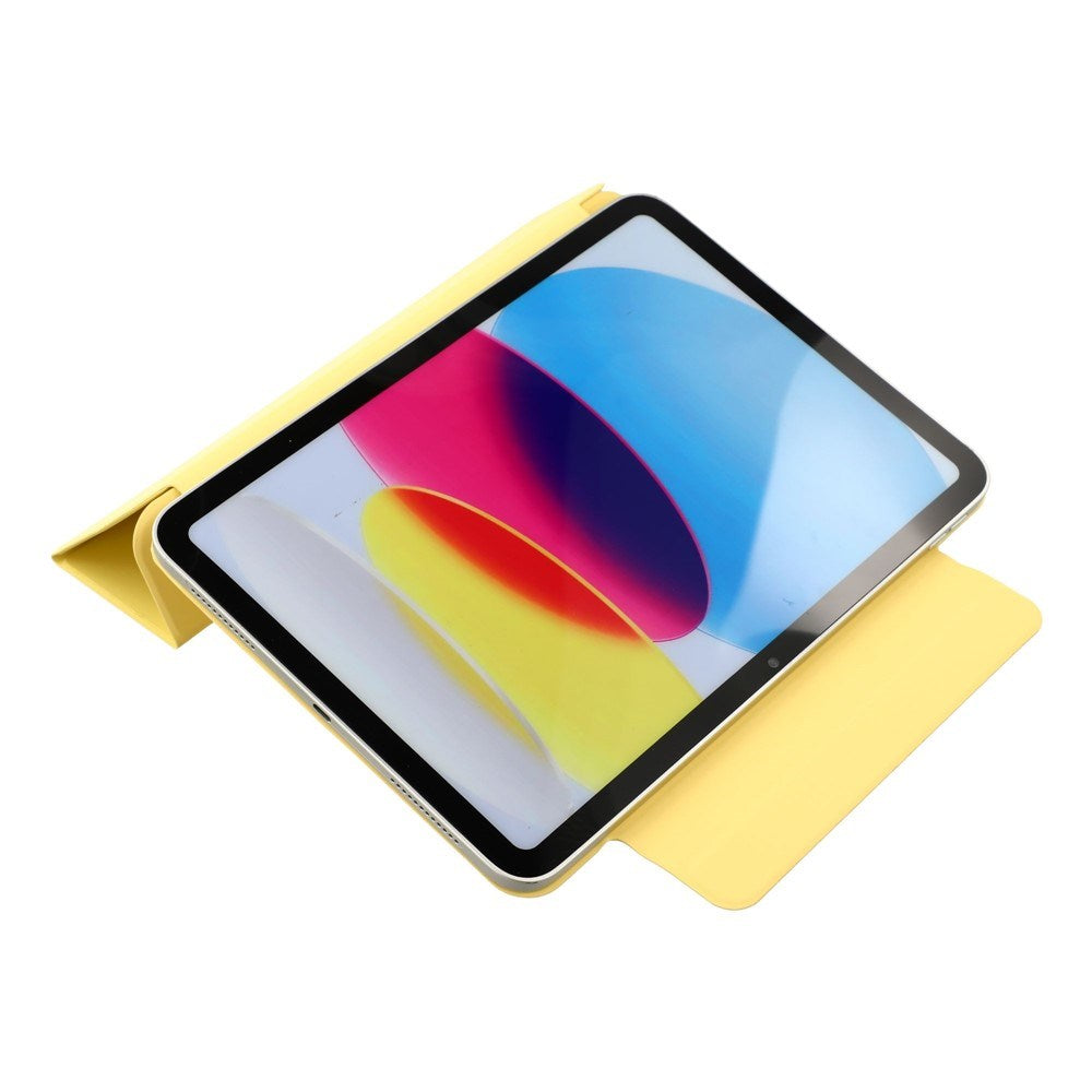 EIDERWOOD iPad 11" (2025) / iPad 10.9" (2024/2022) Magnetisk Tri-Fold Flip Deksel - Gul