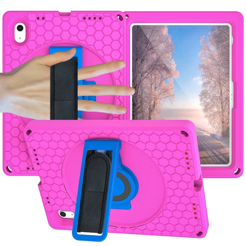 iPad 10,9" 2022 EVA Skum Deksel med Stativ & Håndholder - Rosa