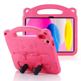iPad 11" (2025) / iPad 10.9" (2024/2022) Barnedeksel m. Stativfunksjon - Rosa