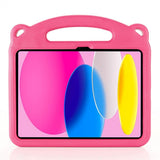 iPad 11" (2025) / iPad 10.9" (2024/2022) Barnedeksel m. Stativfunksjon - Rosa