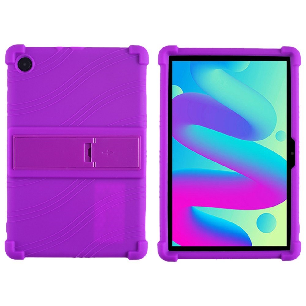 TCL Tab 10L Silikon Deksel m. Stativ - Lilla