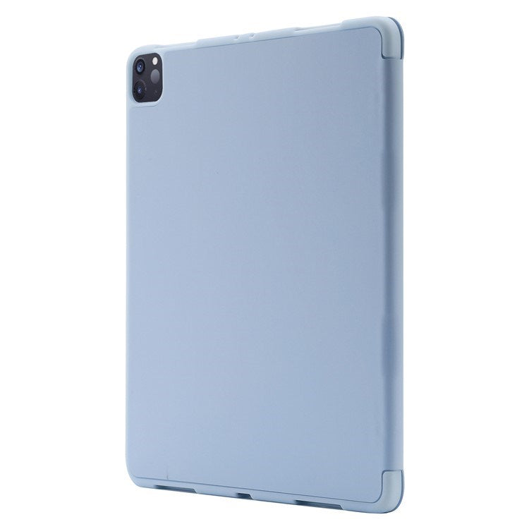 EIDERWOOD iPad Pro 11" (2022 / 2021 / 2020 / 2018) Tri-Fold Kunstskinn Flip Deksel – Lys Blå