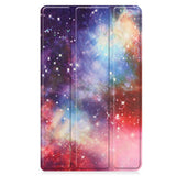 EIDERWOOD Lenovo Tab M8 (4. Gen.) Tri-Fold Kunstskinn Flip Deksel m. Mønster - Galakse