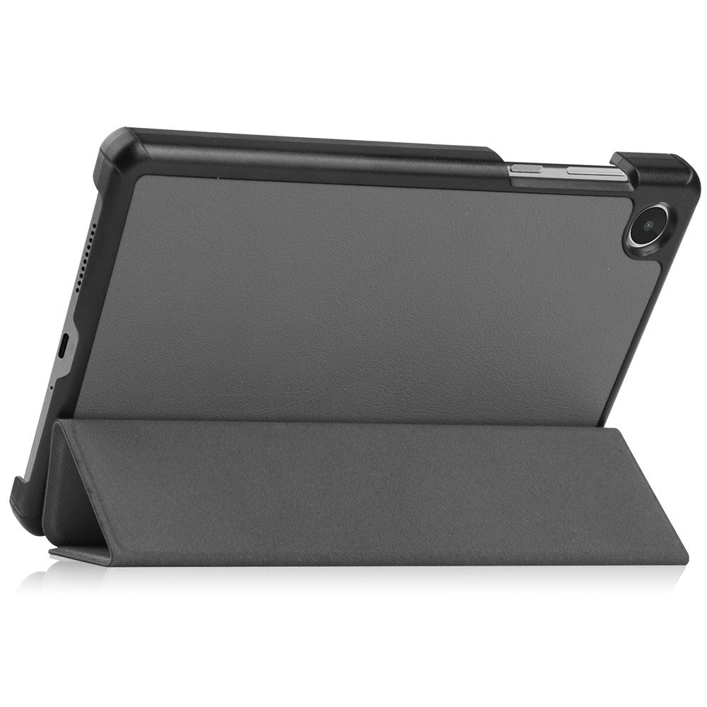 EIDERWOOD Lenovo Tab M8 (4. Gen.) Tri-Fold Kunstskinn Flip Deksel - Grå