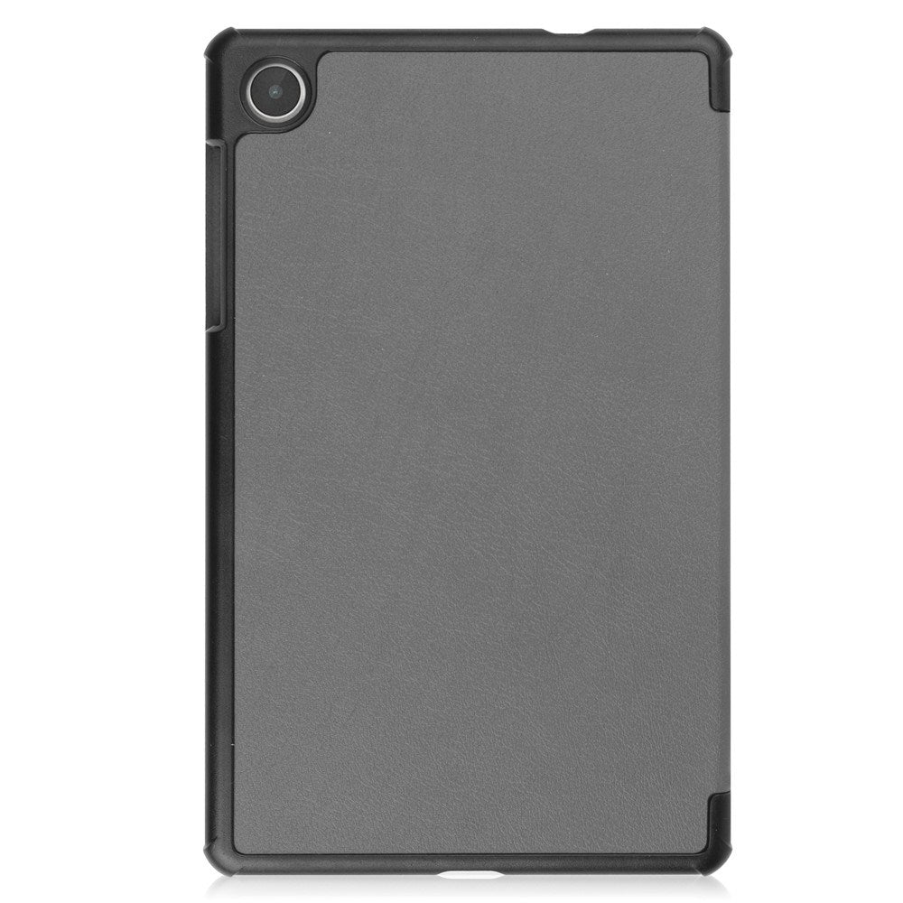 EIDERWOOD Lenovo Tab M8 (4. Gen.) Tri-Fold Kunstskinn Flip Deksel - Grå
