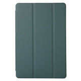Samsung Galaxy Tab S6 Lite (2020-2024) Magnetisk Tri-Fold Skinn Deksel m. Stativfunksjon - Mørk Grønn
