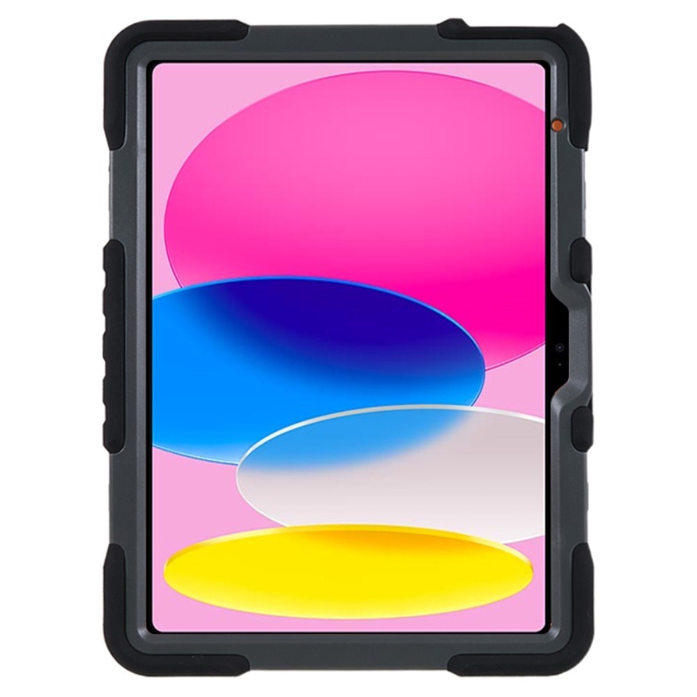 Pepkoo iPad 11" (2025) / 10.9" (2024 / 2022) Barnedeksel med Roterbart Stativ - Svart