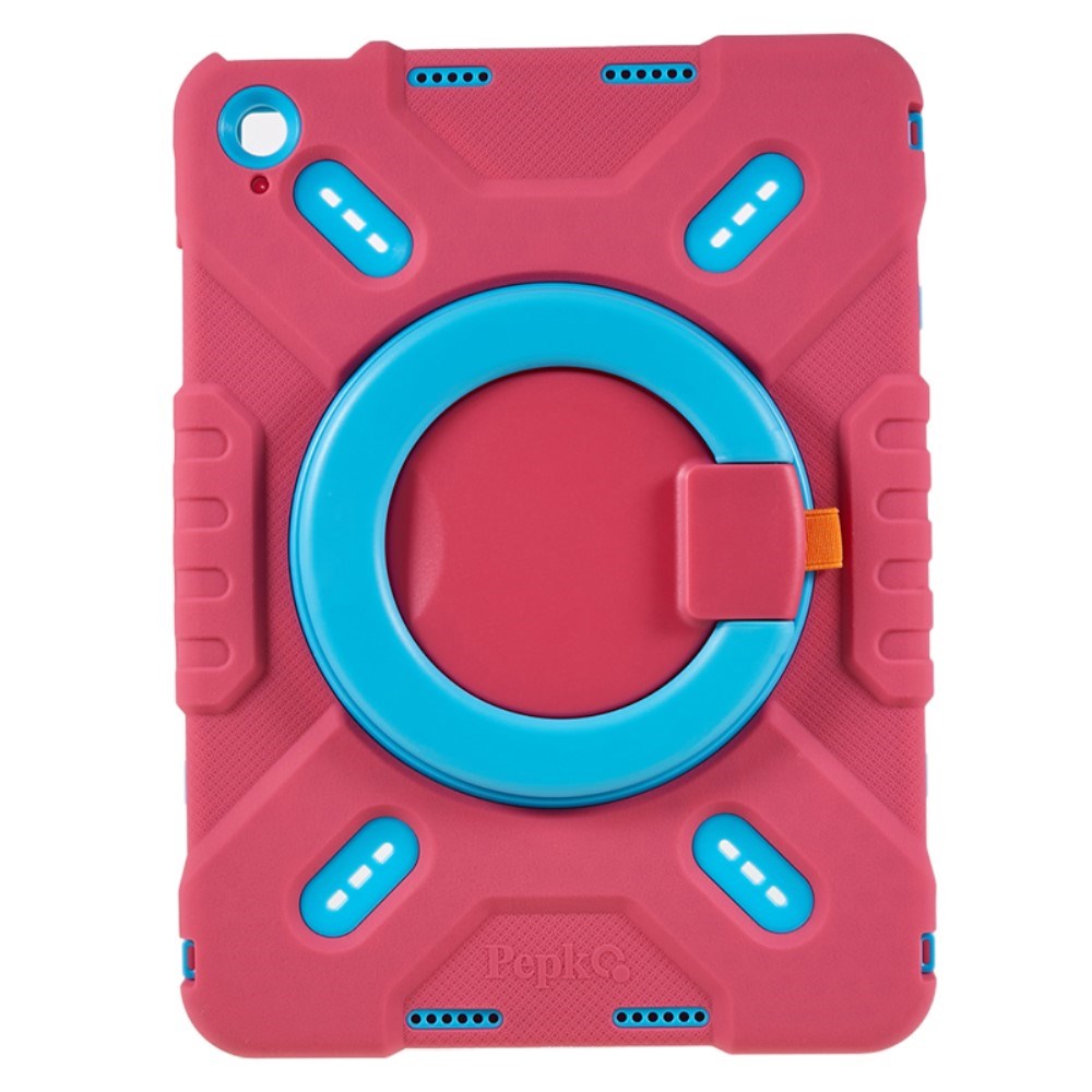 Pepkoo iPad 11" (2025) / 10.9" (2024 / 2022) Barnedeksel med Roterbart Stativ - Rosa / Blå