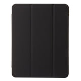 EIDERWOOD iPad 11" (2025) / iPad 10.9" (2024/2022) Tri-Fold Kunst Skinn Deksel med Apple Pencil Holder - Svart