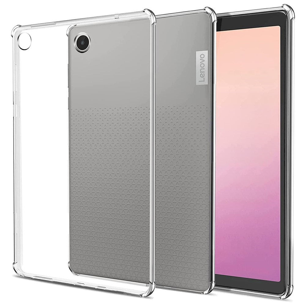 Lenovo Tab M8 (4. Gen.) Fleksibelt Plast Deksel med Støtdempende Hjørner - Gjennomsiktig