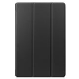 Samsung Galaxy Tab S9+ (Plus) Tri-Fold Skinn Deksel m. Stativfunksjon - Svart