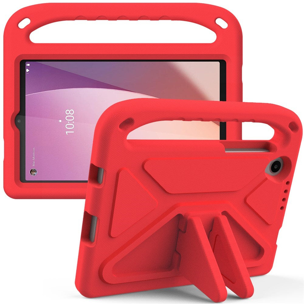 EIDERWOOD Lenovo Tab M8 (4. Gen.) Barn Deksel m. Håndtak & Støttefunksjon - Rød