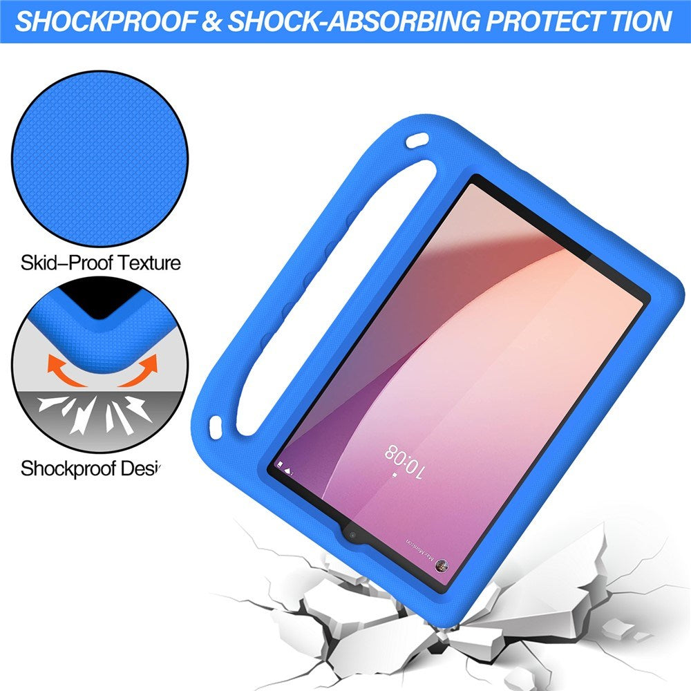 EIDERWOOD Lenovo Tab M8 (4. Gen.) Barn Deksel m. Håndtak & Støttefunksjon - Blå