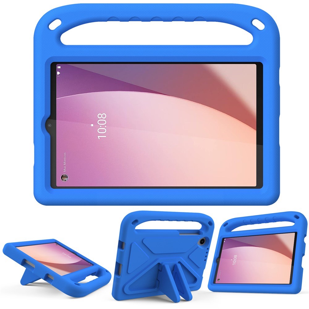 EIDERWOOD Lenovo Tab M8 (4. Gen.) Barn Deksel m. Håndtak & Støttefunksjon - Blå