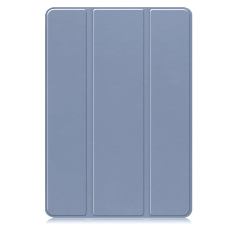 Samsung Galaxy Tab S9+ (Plus) Magnetisk Tri-Fold Skinn Deksel m. Stativfunksjon - Blå