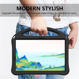 EIDERWOOD Samsung Galaxy Tab S9 / S8 / S7 Barnevennlig Deksel m. Håndtak & Ståfunksjon - Svart