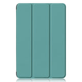 Samsung Galaxy Tab A9+ (Plus) Tri-Fold Kunstskinn Deksel m. Stativfunksjon - Turkis