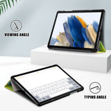 Samsung Galaxy Tab A9+ (Plus) Tri-Fold Deksel i Kunstskinn med Sleep-Funksjon - Enhjørning